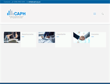 Tablet Screenshot of caph.org.uy